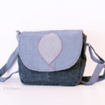 Sac à main Upcycling Printemps -Feuille
