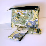 Trousses Upcycling ensemble x3 jaune