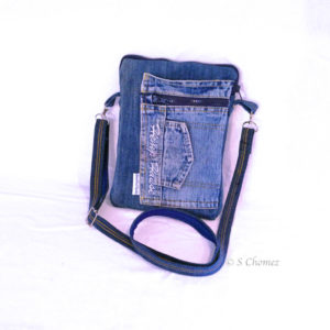 sac jeanette bandoulière upcycling jeans